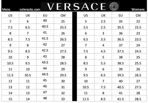 versace size chart women's|versace women size chart.